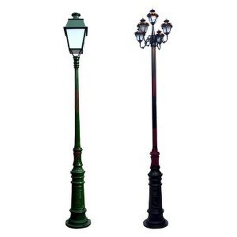 Ứng dụng trong kiến trúc cảnh quan của Cột đèn sân vườn tại Ninh Bình 