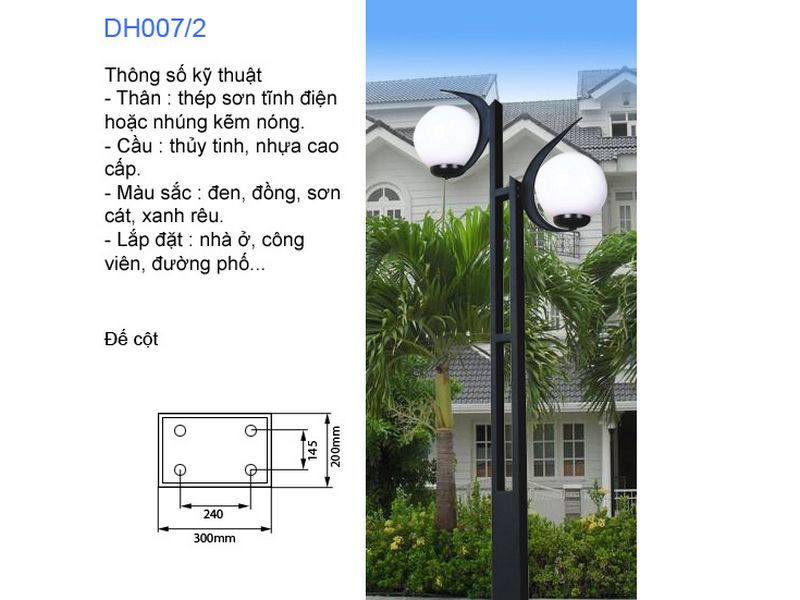 Cột Đèn Trang Trí Royal
