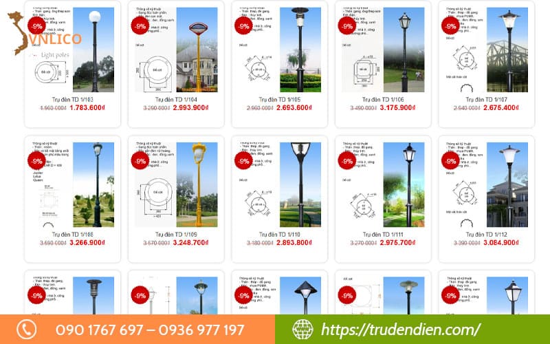 99-mau-tru-den-trang-tri-san-vuon-cong-vien-dep