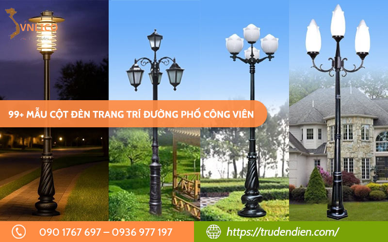 cot-den-trang-tri-duong-pho-cong-vien